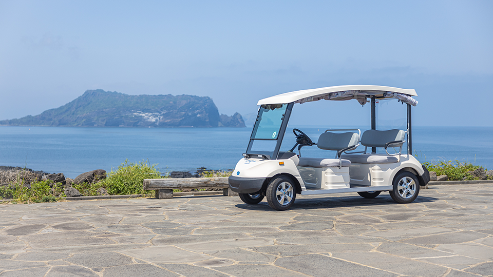 휘닉스 아일랜드 전동 카트 사진