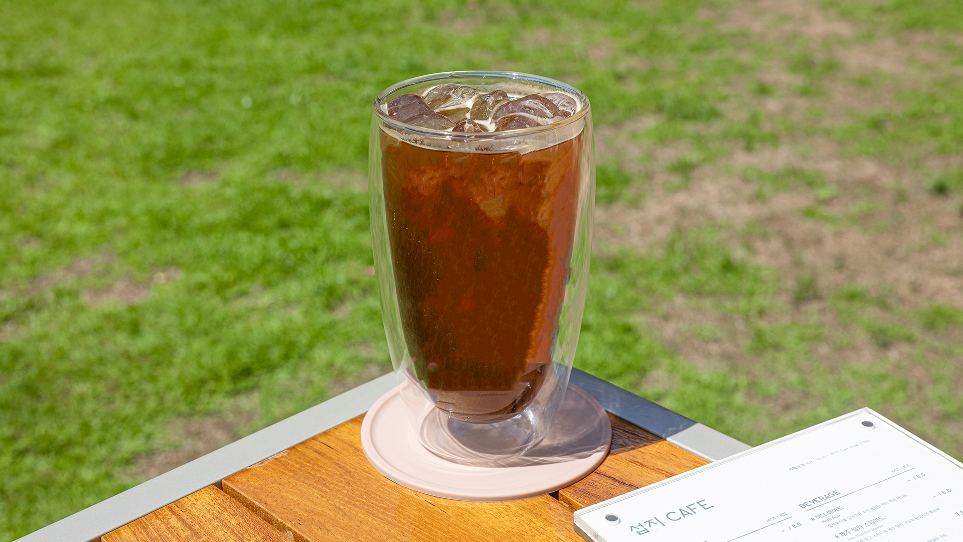 휘닉스 아일랜드 BBQ 빌리지 섭지 카페 아메리카노 사진